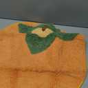 Ankah Fruit Bath Mats Cute Bathroom Rugs, Particularly Absorbent, Very Soft, and Dry Fast that Fits for Kid's Room, Bathroom or Other Room, 21.6" x 22.8", Persimmon