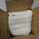 LEETOYI Porcelain Small Mortar and Pestle, Ceramic Herb Grinder Pill Crusher Set, 3.3 inch White