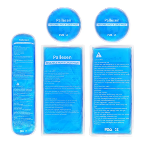 Gel Ice Packs for Injuries Reusable Gel Reusable Hot Pack & Cold Pack Compress for Injury, Pain Relief, Rehabilitation, Flexible Therapy, for Knee, Back, Neck, Wrist, Ankle (5 Pack - Blue)