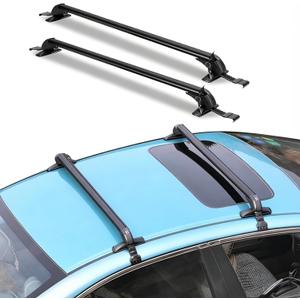 Universal Car Roof Rack, 43" Cross Bars with Anti-Theft Lock, Adjustable Aluminum Alloy Crossbars Heavy Duty Roof Crossbars for Car Roof Cargo Carrier, 165LBS Max Load