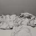 Amazon Basics 3 Piece Bed Sheets Set, 100% Cotton Jersey, Includes Super Soft, Flat and Fitted Sheets, Pillowcase, Toddler, Light Gray, Solid