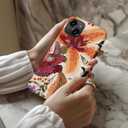 LUMARKE for iPhone 15 Plus Case,Cute Floral Cover,Wireless Charging
