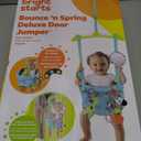 Bright Starts Bounce 'n Spring Deluxe Door Jumper for Baby with Adjustable Strap, 6 Months and Up, Max Weight 26 lbs