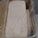 GREENSTELL Small Vanity Stool Chair with Storage and Folding Back, 13.4" x 15" x 30" Square Faux Fur Soft Ottoman, 4 Metal Legs with Anti-Slip Feet, Furry Padded Seat for Makeup, Bedroom, Camel