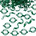 300 Pcs Plant Support Clips - Plastic Clips for Garden Netting Climbing Plants, Tomato Vine Clipsfor String Trellis,Grape Vine Clips to Grow Upright Makes Plants Healthier (Green)