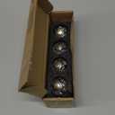 4 Pack Silver Dresser Knobs, 1-3/8 Inch(36mm) Crystal Kitchen Cabinet Hardware, Elegant Decorative Round Cabinet Knobs for Dressers Kitchens Cupboard Drawer Pulls