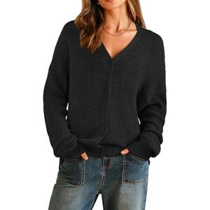 Arach&Cloz Women's Mohair Wool Blend Fall Chunky Business Cardigan Sweaters 2025 Size XL