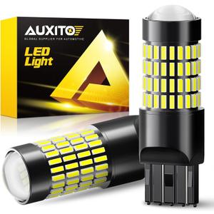 AUXITO 7440 7443 LED Bulb, Super Bright 7441 7444 992 W21W LED Bulbs with Projector for Reverse Tail Brake Signal Back Up Parking Marker Lights, 6000K White