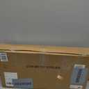 Franklin Sports Mini Hockey Rink Set - Half Rink Knee Hockey Goal, Mini Sticks, and Ball Set - Indoor Mini Hockey Rink - Official NHL Licensed White