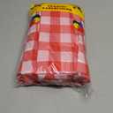 misaya 12 Packs Buffalo Disposable Table Cloth, 54 x 108 Inch Waterproof Plastic Tablecloth, Rectangle Red and White Checkered Table Covers for Picnic, Birthday, Party