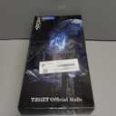 2 x TZGZT [Longest Durable] Travel Carrying Case for Nintendo Switch 2 2025, Large Volume Accessories Bundle Holder, 2 Screen Protector, Hard Protective Cover Estuche Funda with 12 Game Cards, Black