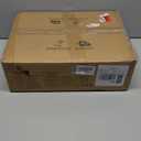 LUE BONA Square Linen Makeup Stool, Metal X Legs, Small Ottoman Stool Chair for Vanity, Modern Padded Seat Foot Rest for Makeup Room, Bathroom