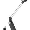 Articulating Led Work Light, 18W Machine Lights, 1800 Lumens Flexible Wood Lathe Light Drill Press Lighting 110-220v