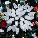 Minetom C9 LED Commercial Outdoor Christmas Lights 150 FT Heavy Duty Connectable UL Certified Pure White C9 Lights for Indoor Roofline Xmas Decor