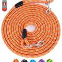 Long Dog Leash for Dog Training 10FT 16FT/30FT/50FT/100FT, Reflective Threads Rope Dog Leash, Heavy Duty Dog Lead for Large Medium Small Dogs Walking Playing, Camping, or Yard