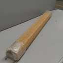 LazBlinds No Tools No Drill Cordless Bamboo Roman Shades, Light Filtering Window Treatment, Roll Up Bamboo Blinds for Windows 34.5'' W x 48'' H, Brown