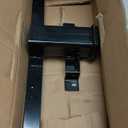 10L0L Golf Cart Trailer Hitch Fit for Club Car DS 1982-up Models Fits on Backseat Footrest Compatible with Cargo Boxes, black