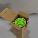 M JINGMEI Manual Salt or Pepper Grinder for Professional Chef, Best Spice Mill with Stainless Steel Cap, Ceramic Blades and Adjustable Coarseness, Refillable Glass Body with 6OZ Capacity