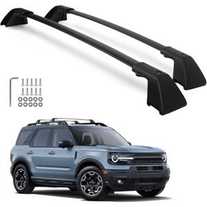 Roof Rack Cross Bars Fits for Ford Bronco Sport 21-25 (On-Road)
265lbs Aluminum CrossBars for Bicycle, Kayak, Cargo