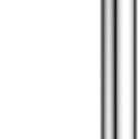 Ranbo Glass Shower Door Towel Bar 24 Inch Stainless Steel Sliding Shower Door Handle Replacement with Polished Chrome Finish for Commercial and Residential Glass Doors