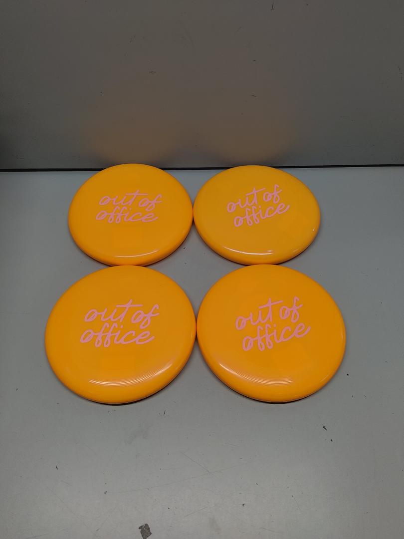 Orange Frisbee 8in 4 Pack