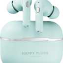 Happy Plugs Air 1 Zen – Fashion & Premium True Wireless in-Ear Earbuds – 30 Hours Battery Life – Passive Noise Cancellation - Mint