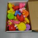 30Pcs Rubber Ducks Assorted Plastic Bulk Rubber Duck for Cruise Ducks Ducking Bath Pool Toys Duck Party Favors Cruise Ships Hiding Classroom Exchange Valentine's Day Gifts for Kids Teens