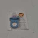 Frida Baby Push Pop Feeder, Baby Fruit Food Feeder to Safely Introduce New Foods, Fresh + Frozen, Silicone, BPA Free, Dishwasher Safe | 3 Count, Blue