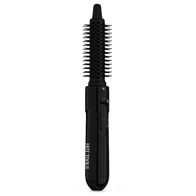 Hot Tools Pro Artist Hot Air Styling Brush | Style, Curl and Touch Ups (1”) Black