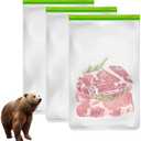 3 Pack Bear Bags for Food Backpacking, Odor Proof Bags-12ｘ20 Inch, Reusable Double Track Zip Closure Storage Bags Keep Fresh fit Camping, Water Sports, Hiking and Home Organization