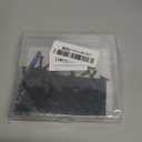 QSJ 4 Pack Black Flat Mending Plate,Six-Hole Metal Bracket, Straight Steel Brace 3.94 x 1.97'', Fixing Joining Plate for Wood with 24PCS Screws, 1x Screwdriver.