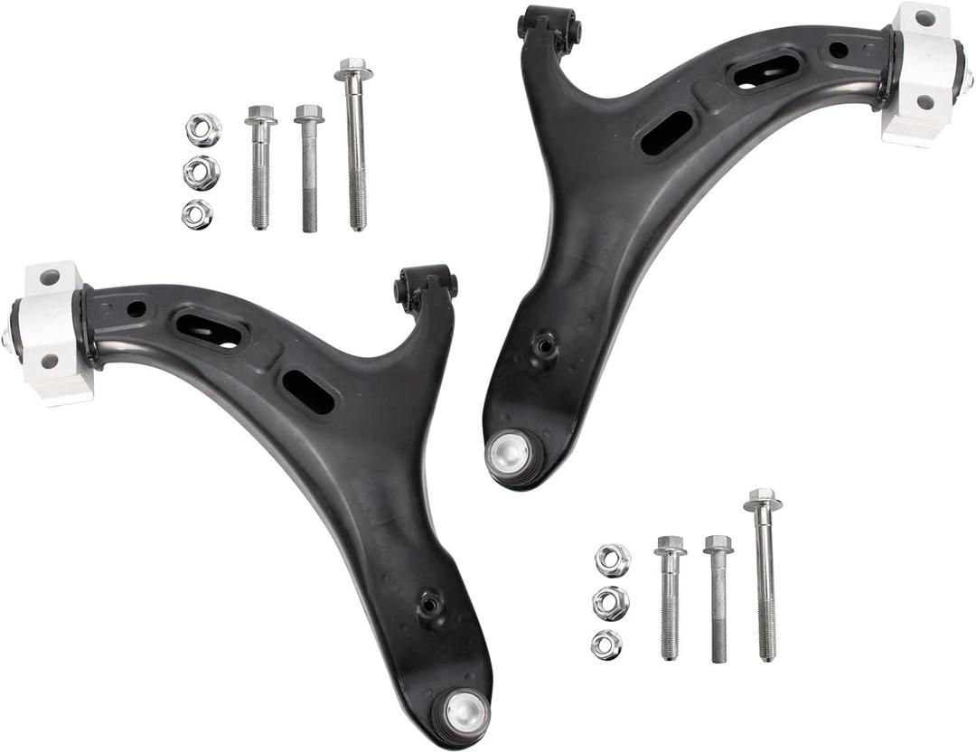 TRQ Front Lower Control Arm with Ball Joint Set Compatible with 2015-2019 Subaru Legacy Outback