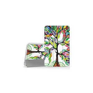 DTTO for iPad (A16) 11th Generation Case 11 Inch 2025, iPad 10th Generation Case 10.9 Inch 2022, Premium Leather Business Folio Stand Cover with Pencil Holder - Auto Wake/Sleep, Love Tree