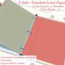 10 Packs 8.5 x 11 inch Top Spiral Notebook with 3 Hole Punched Legal Pads 40 Sheets College Ruled Notepad Hard Cardboard Paper Wirebound Pads for Business School Office Home Supplies (Retro)