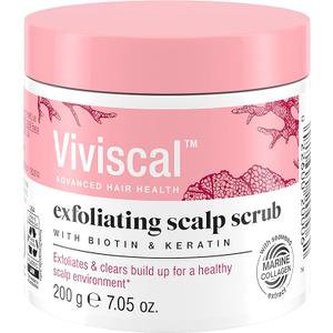 Viviscal Exfoliating Scalp Scrub, Clarifying Scrub with Biotin & Keratin, Promote Fuller & Healthier Hair Growth, Gentle Exfoliating Scalp Treatment, 200g (7.05 oz.)
