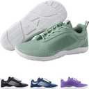 Hike Footwear HF Flow Barefoot Shoes for Women & Men - Minimalist Shoes with Arch-Support, Breathable Splash-Proof & Versatile Boot, Ergonomic Pain-Relief Posture Improvement Hiking Boots (13-13.5 Wide Women/11-11.5 Wide Men, Green)