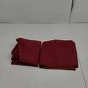 Curtains for Bedroom, Curtains for Living Room, 2 Curtain Panels, Red Curtains, 36x36Inc