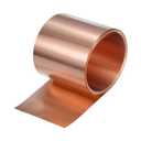 M METERXITY Copper Sheet Roll, 2000 x 100 x 0.1mm/ 6.6ft x 3.9" x 0.004" Metal Foil Sheet Roll, Pure Copper Strip for House Repair/DIY Projects/Electrical/Crafts/Roofing Flashing