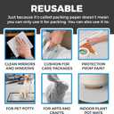100 Sheets Packing Paper for Moving, Newsprint Paper for Packing Wrapping, Wrapping Paper for Packaging Glasses Dishes - Must Have Packing Supplies for Moving Box Filler(12 * 24in)