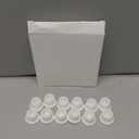 12 PCS Bathtub Jet Covers Silicone Hole Plug White Tube Plugs Waterproof Bathtub Plug Fit for 12mm Bathtub Hole