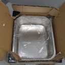 Zapstarz 6 Pack Hotel Pans, 1/2 Half Size 4 Inch Deep Steam Table Pan, Stainless Steel Commercial Food Pan Anti Jam Steam Pan, Breading Trays for Hotel, Party, Buffet, Catering Supplies