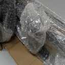 Kitstorack 2-Pack Narrow Console Table with Adjustable Height (25"-33") & 2 Power Outlets, Skinny Behind Couch Table, 79" Long x 5.9" Wide Sofa Side Table for Living Room, Rustic Brown