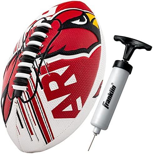 Franklin Sports NFL Team Mini Footballs - Youth 8.5" Official NFL Licensed Football + Air Pump Set
