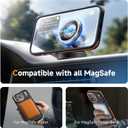 Magnetic 3 in 1 for iPhone 17 Pro Max Case, [Omni-Directional Protection] with 1x Screen Protector + 1x Camera Cover, [Seamless Work with Magsafe] Protective Case for iPhone 17 Pro Max Cosmic Orange