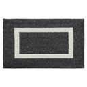 Rug, Black 19x31 In