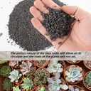 18lb Black Lava Rock for Plant, 1/8-1/4 inch Horticultural Volcanic Rock Soil for Decorative Landscaping Bonsai, Cacti, Succulents Plants Top Dressing for Release Excess Water