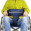 Wheelchair Seat Belt Restraints Harness for Dementia Patients Wheelchair Seatbelt Accessories Fall Prevention for Elderly Adults Chair Safety Straps Adjustable Support Vest to Prevent Sliding