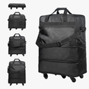 Suitcases with Wheels, Expandable Foldable Luggage Bag, Collapsible Rolling Travel Bag for Men Women, Lightweight Duffel Bag with Spinner Wheel