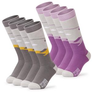 OutdoorMaster Ski Socks, Snowboarding Socks for Boys & Girls, XS