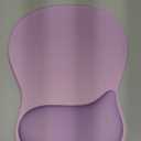 EooCoo Ergonomic Mouse Pad with Gel Wrist Rest Support Middle Concave Design, Relieve Wrist Pain Mousepad, Non-Slip Base for Laptop, Office Desk Accessories, Carpal Tunnel Syndrome (Purple)